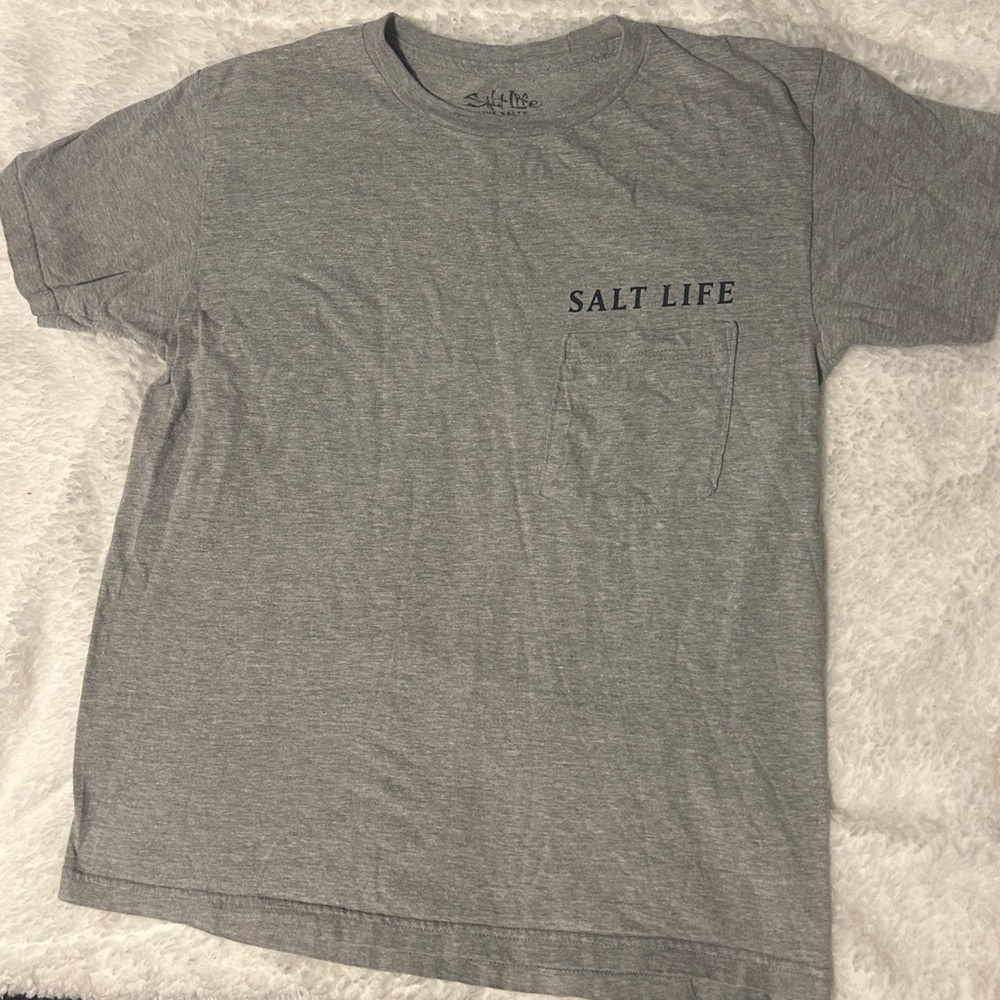 Salt Life Heather Gray Tee